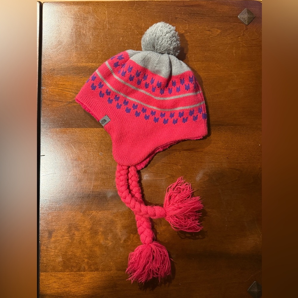 Kids’ The North Face Oso Ear Flap Pom Beanie